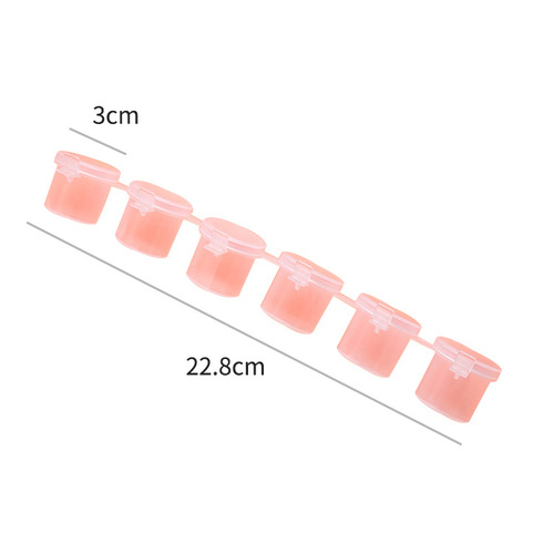 10ml six-piece painting paint empty box, watercolor paint plastic empty box, children's DIY paint box tools