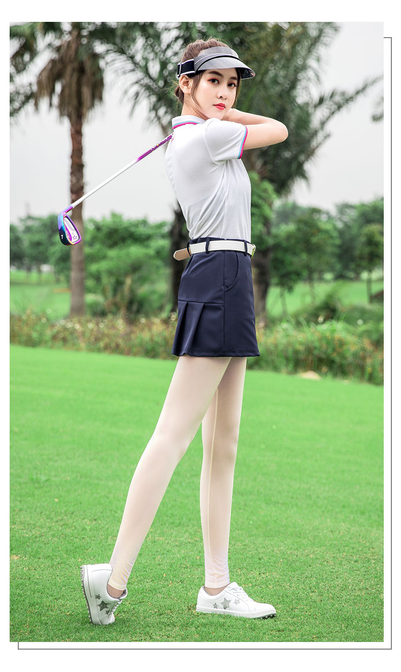 Quần legging golf nữ dài chống nắng, chất lụa lạnh mềm mịn, thiết kế có chân đạp, co giãn cao — KUZ088 màu da, KUZ089 quần gi-trắng, KUZ089 quần gi-xám nhạt, KUZ088 màu trắng chi tiết 6