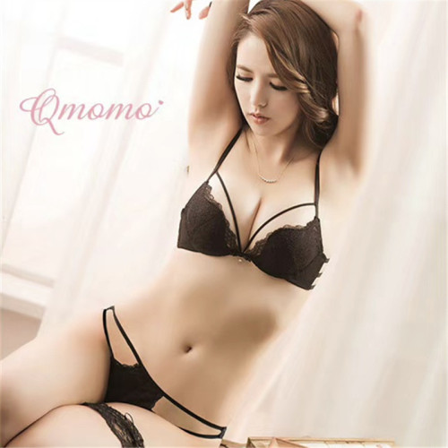 9901 Japanese sexy lace push-up adjustable underwear comfortable thin cup beautiful back bra set wholesale