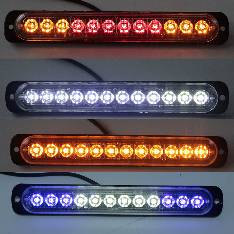 Suministro transfronterizo 12v24v 12led universal camión ancho luz lateral luz esquina Luz