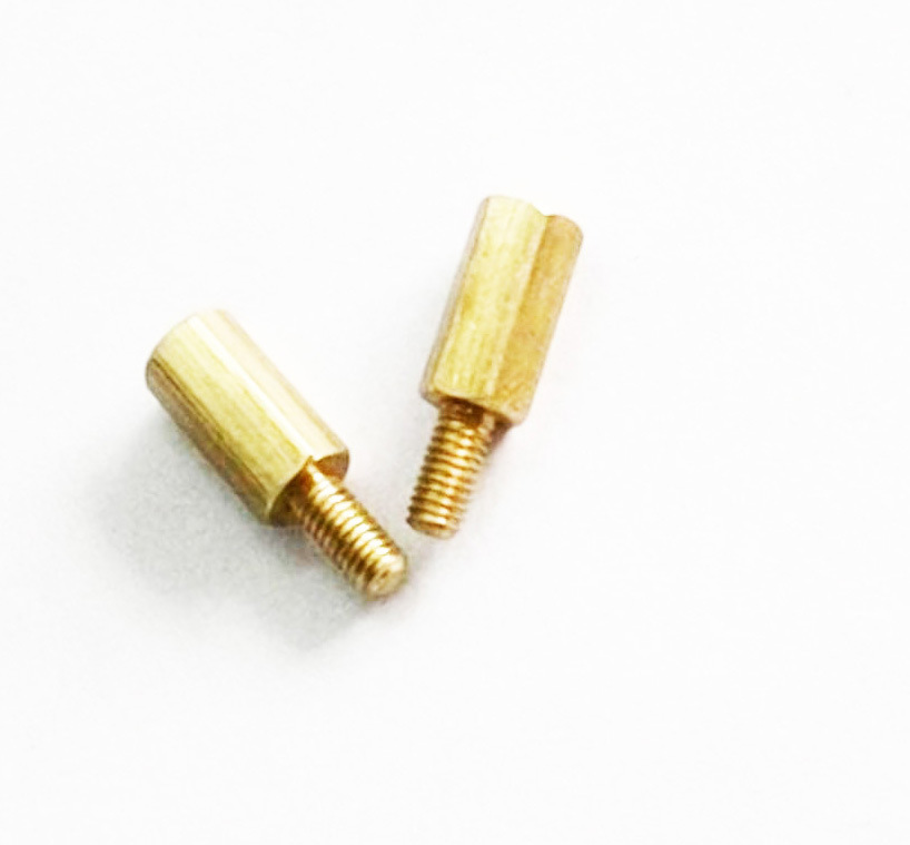 厂家直销非标六角铜螺母,螺柱(图)紧固螺纹铜质现货特惠