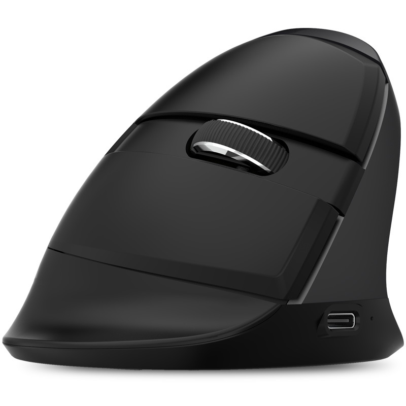 Mouse ergonomico ricaricabile Bluetooth Dual Mode con impugnatura laterale wireless RGB Glow_voghion.com