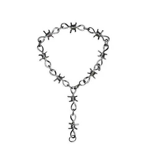 Dark and Mysterious Instagram Trendy Thorn Necklace, Cool and Aloof Men's and Women's Hip-Hop Punk Party Necklace