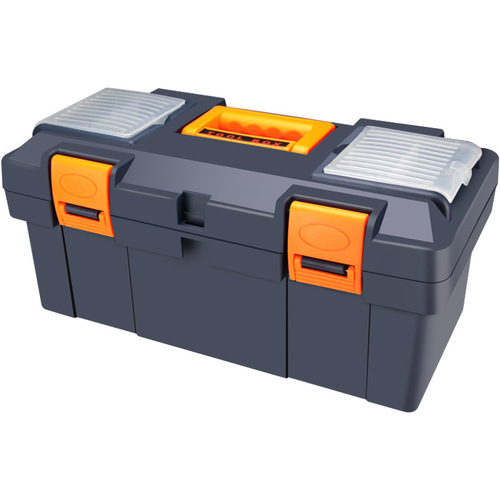 Portable Home Plastic Hardware Tool Box Multifunctional Storage Box Car Repair Tool Kit Large Parts Box