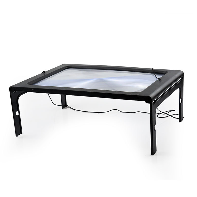 New Arrival: High-Magnification 3X Desk Magnifier with 12 LED Lights—Perfect for Elderly Readers, Repairs, and Battery-Powered USB Charging