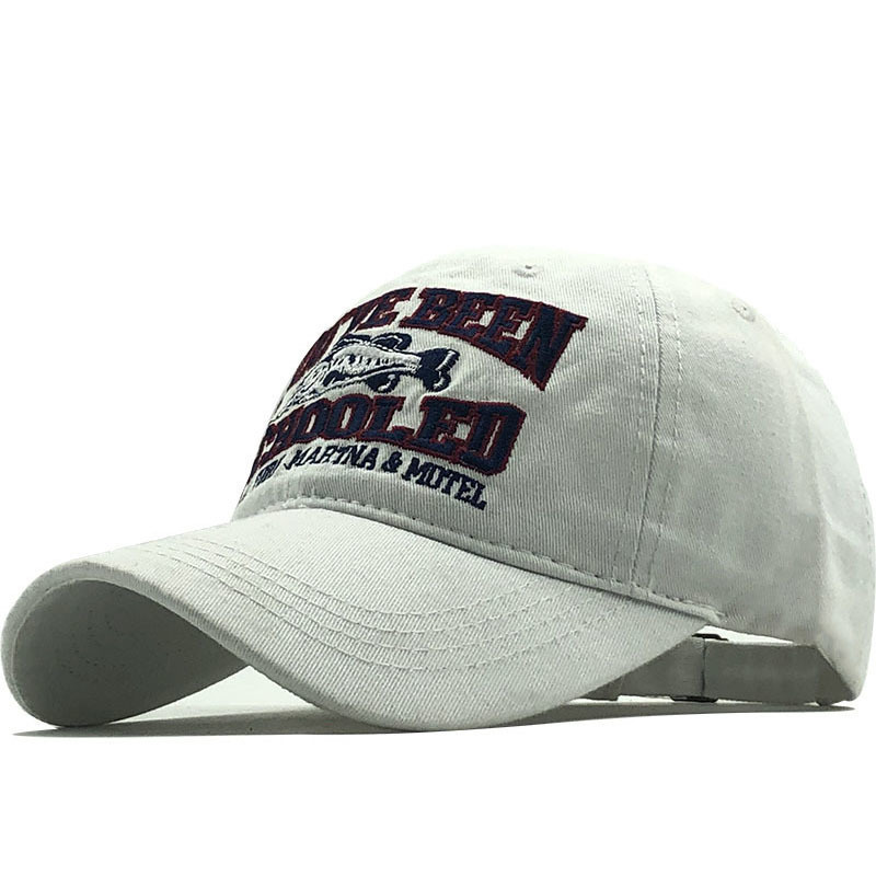 Spring And Summer New Alphabet Embroidered Baseball Peaked Cap Sunscreen Hat display picture 2