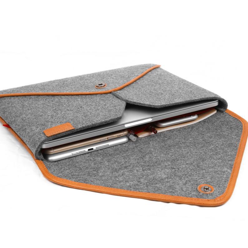 Customized felt tablet computer bag protective cover multifunctional notepad file bag a4 folder folder