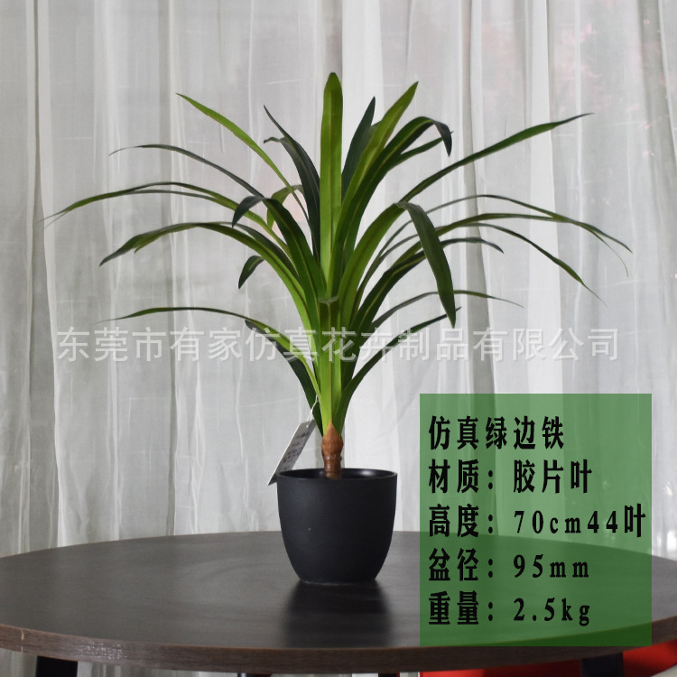 Decoración suave para árbol de hierro de sangre de dragón artificial Nórdico madera brasileña falsa decoración de maceta artificial planta tropical paisaje paisajismo