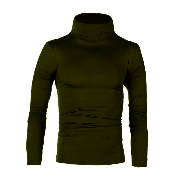 Knitted demi-season colored sweater for leisure, city style, slim fit