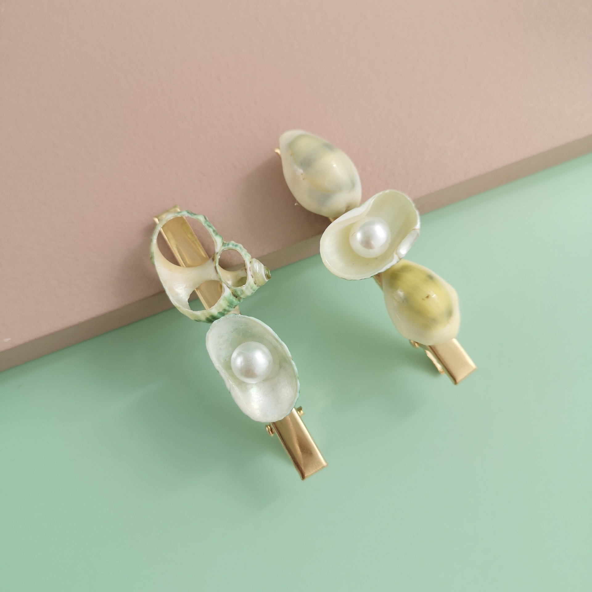 New Fashion Conch Shell Pearl Cheap Hairpin Wholesale display picture 4