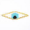 European and American ethnic style Miyuki Mi Zhu manual knitting DIY accessories Turkish evil eyes evil eyes jewelry