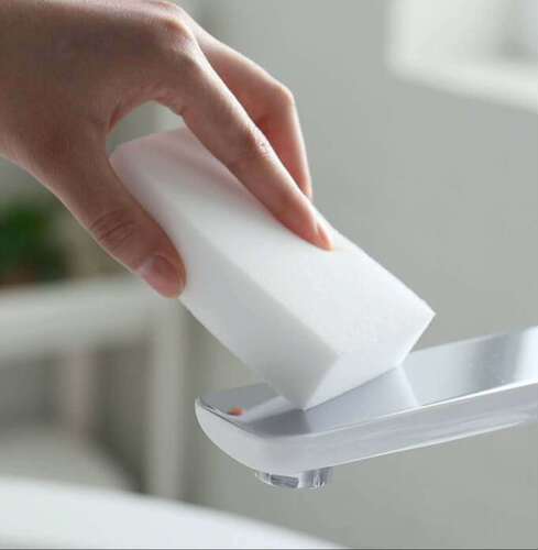 Sponge wipe white magic sponge nano sponge melamine magic wipe kitchen and bathroom cleaning scouring pad artifact wipe car wash