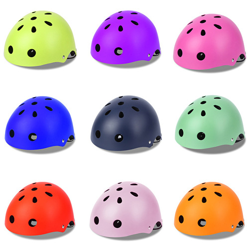 Children's bicycle slide wheel skate slide ice skating rock climbing rafting plum blossom helmet outdoor supplies helmet wholesale