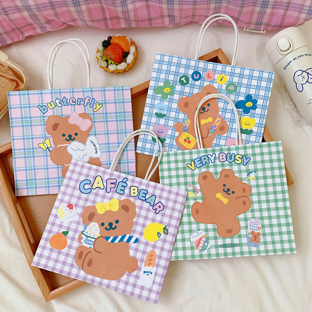 Cute Cartoon Letter Kraft Paper Daily Gift Bags 1 Piece display picture 15