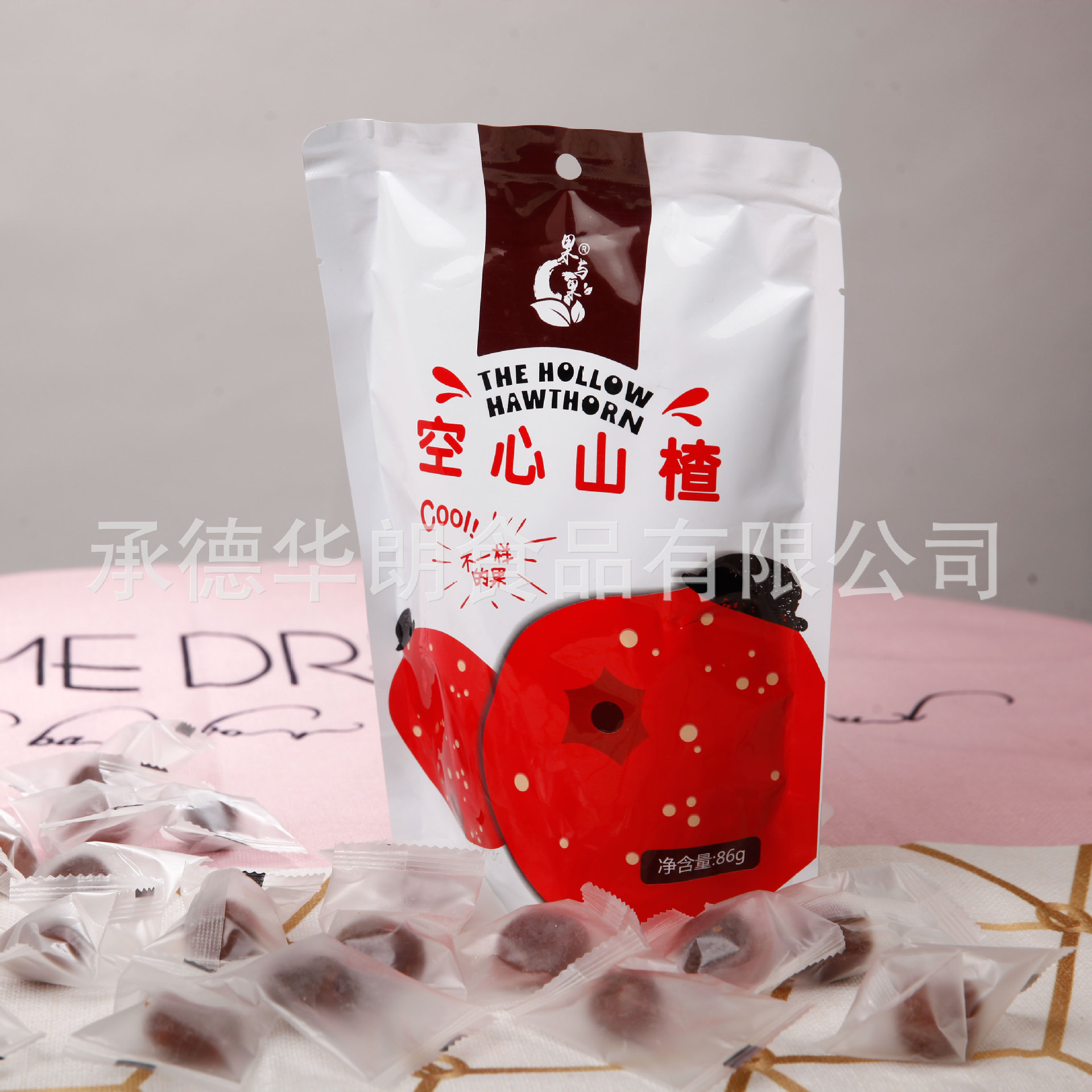 果與果 水果幹86g蜜餞果脯果幹休閑零食水果幹空心山查