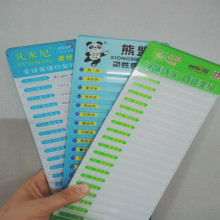 亚克力透明有机玻璃材料 美缝剂色卡亚克力美缝剂色卡板定制加工