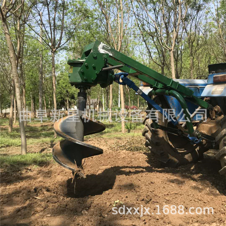 拖拉机挖坑机大面积栽植大树苗的液压式种树机