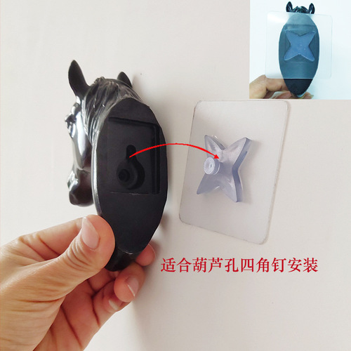 Cross-border wholesale seamless no-punch ceramic tile wall photo frame hook wall sticker wall strong transparent paste