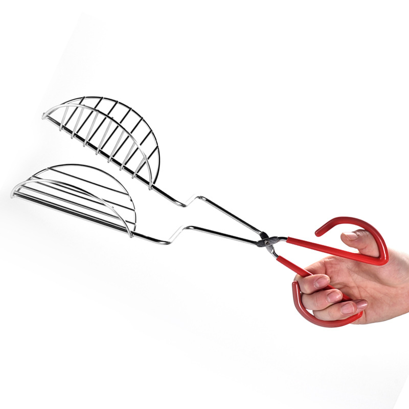 Pinza para tacos mexicana de acero inoxidable Zhengyujiang, herramienta de moldeado en forma de V de cuero, NorproTacostudio Food