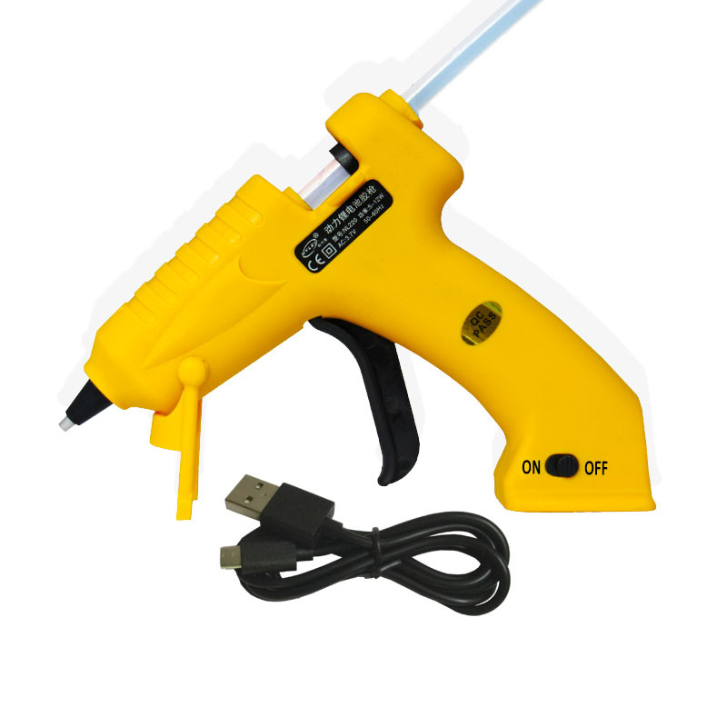 3.7V无线热熔胶枪NL220 锂电池胶抢USB充电热胶枪7mm胶条胶枪