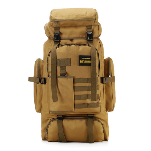 Roubaix River Outdoor Sports 80L Camping Bag Oxford Cloth Hiking Backpack Unisex Camping Backpack