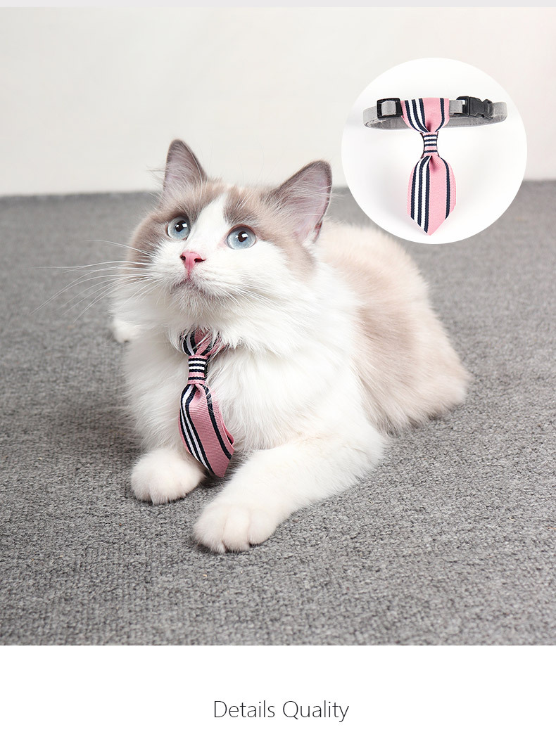 new pet collar bow tie cats and dogs universal fashion accessories small accessories adjustable cute pet tiepicture3