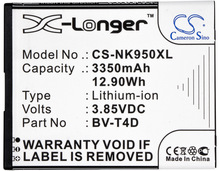 厂家直供CS适用Nokia Lumia 950 XL BV-T4D手机电池