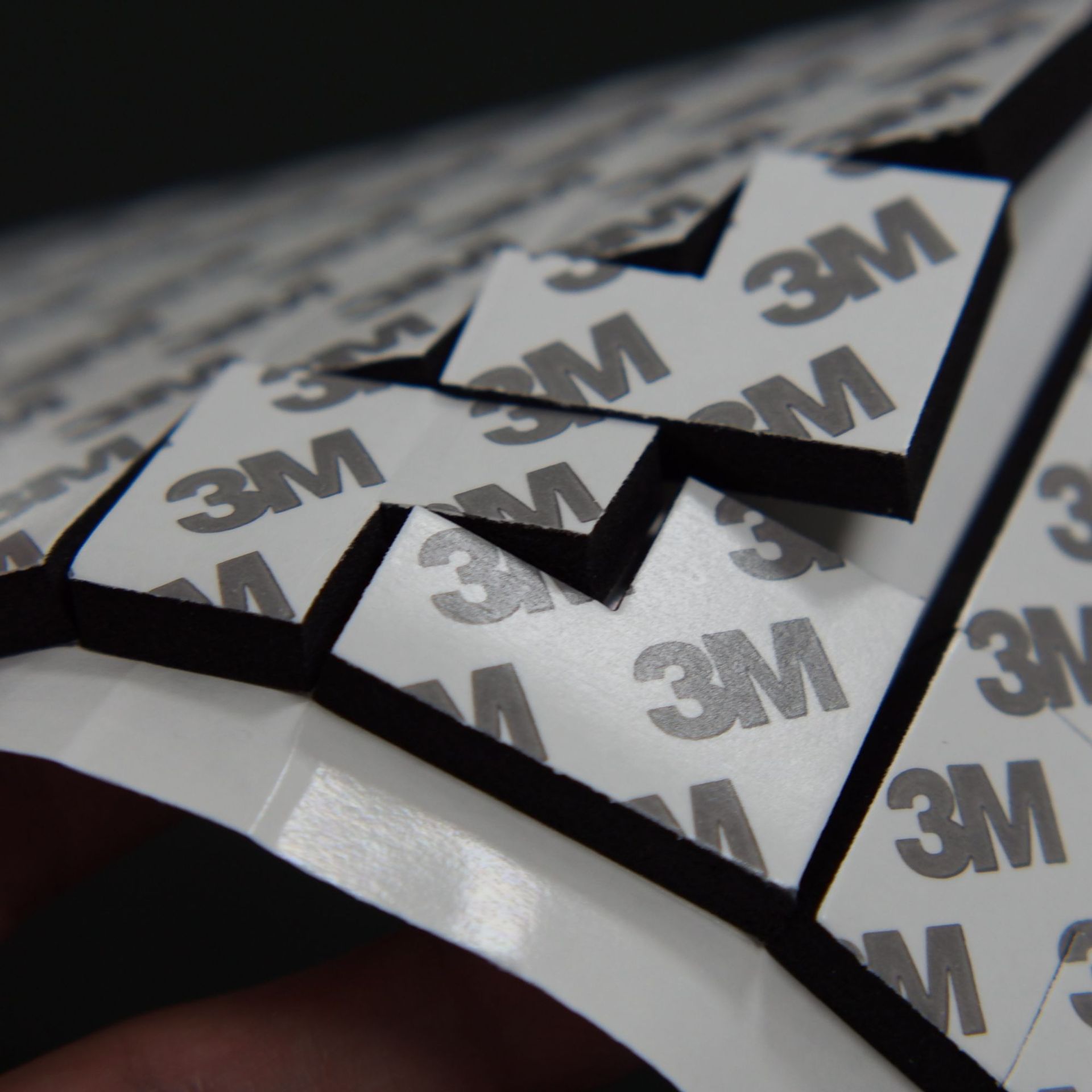 厂家直销泡面梯形加厚黑色背胶耐高温高粘性泡棉胶电路板垫高专用|ms