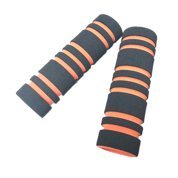 供应双色磨面NBR高弹发泡管 nbr自行车保护手柄管套 磨面防滑