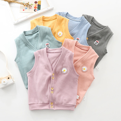 2020 new pattern children Vest spring and autumn men and women baby Exorcism vest Children waistcoat Manufactor Direct selling
