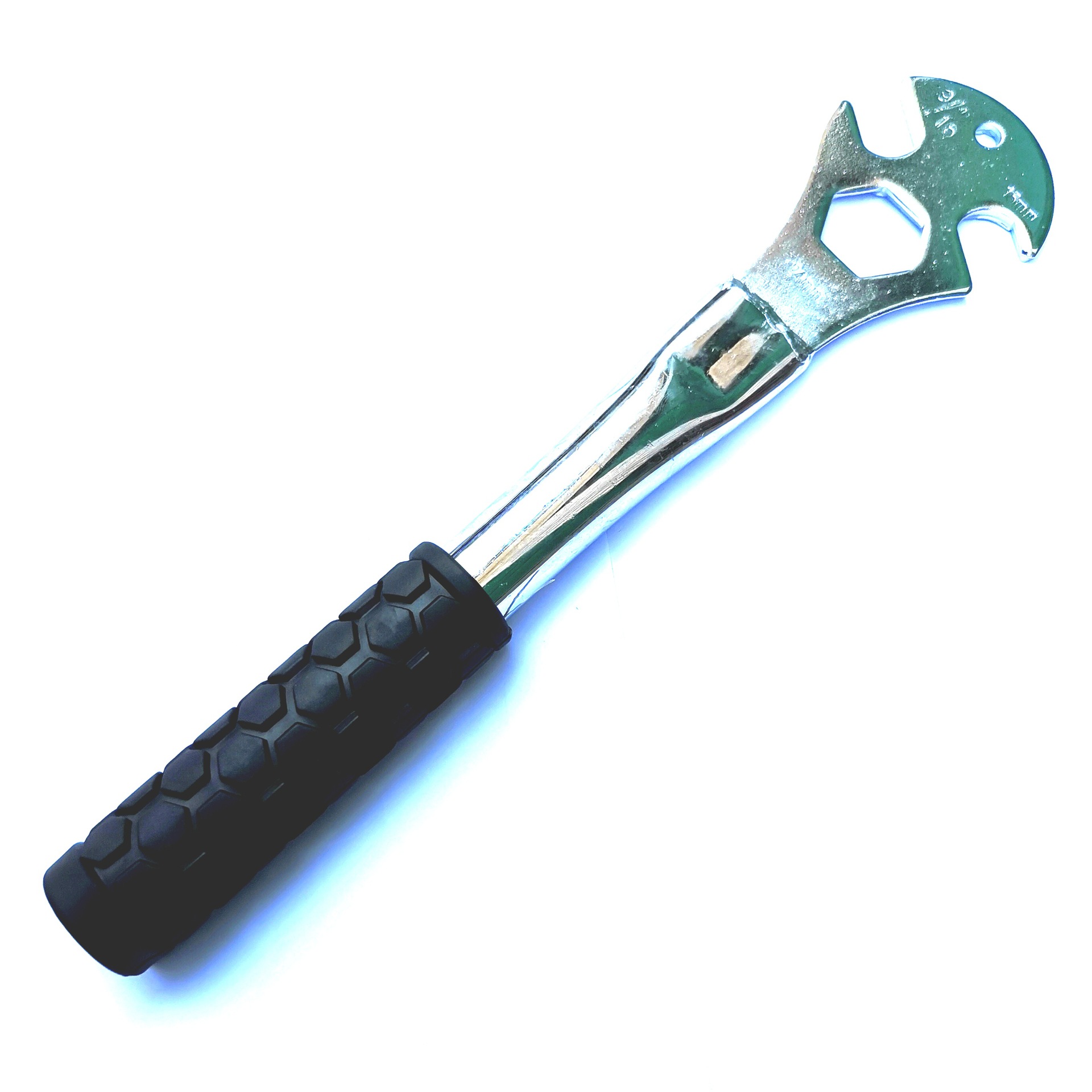 Bicycle wrench, pedal wrench, front and rear axle removal tool, car repair tool // 15/24mm large wrench