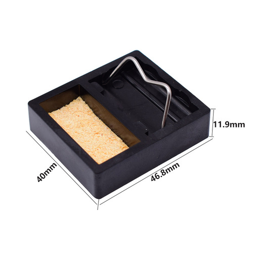 Small square soldering iron stand, bakelite simple soldering iron stand, package delivery, small soldering iron stand, foreign trade selected soldering iron stand