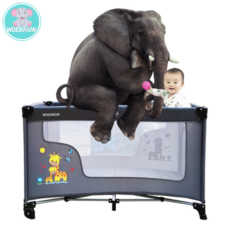 WDEXINGW brand portable Foldable Baby bed multi-function Baby bed Newborn Playpen bb Bed