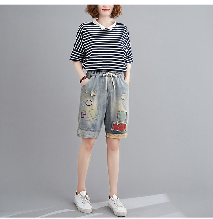 Pantalon léger femme en cow-boy - Ref 3429876 Image 16