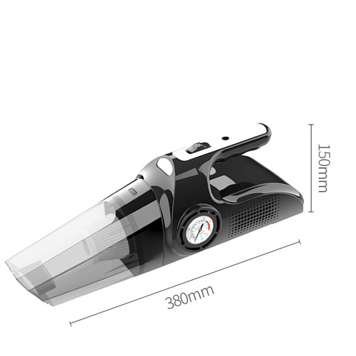 Car vacuum cleaner air pump car wireless charging car home dual-use powerful dedicated high-power four-in-one