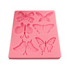 Fondant with butterfly, acrylic silicone mold