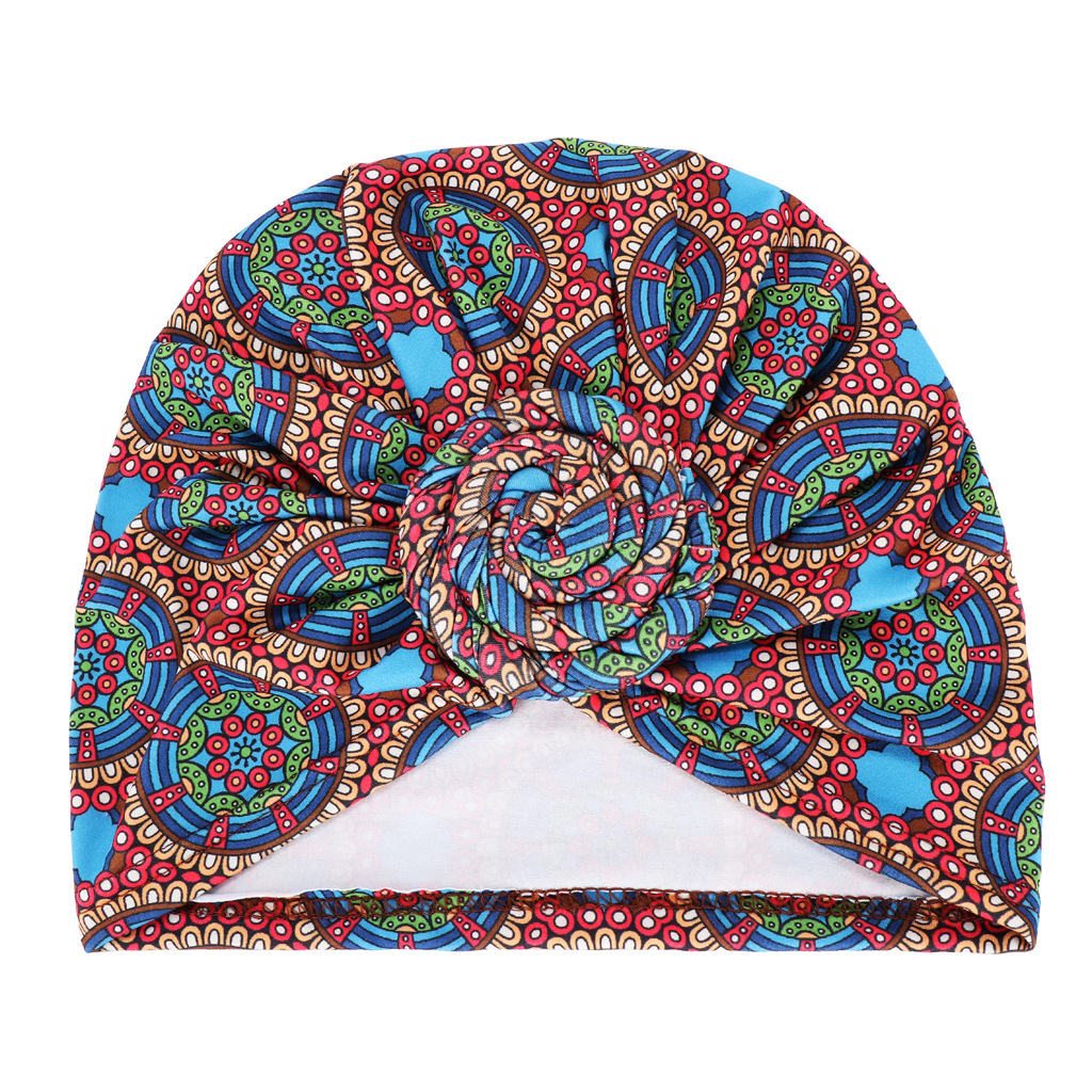 Spiral Turban Multicolor Cap display picture 5