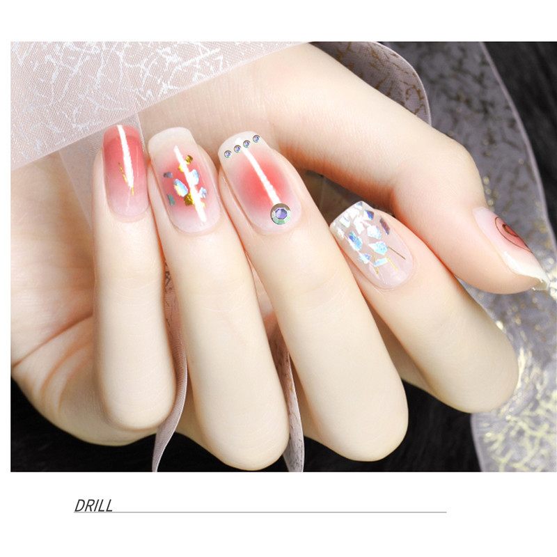 Especial transfronterizo para AliExpress eBay popular color de uñas diamante blanco AB imitación tabla diamante caja 6cm12 rejilla taladro de uñas