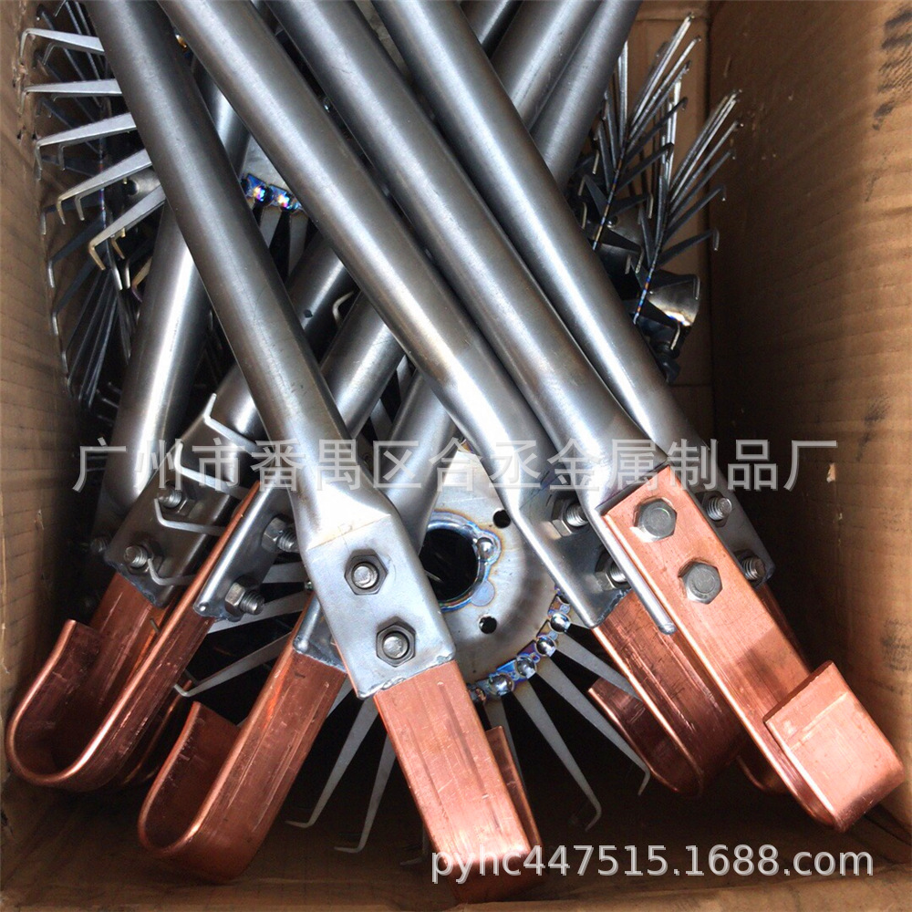 广州铝氧化专业钛导电杆铜钩导电杆 钛板来图生产 货源足 交期快