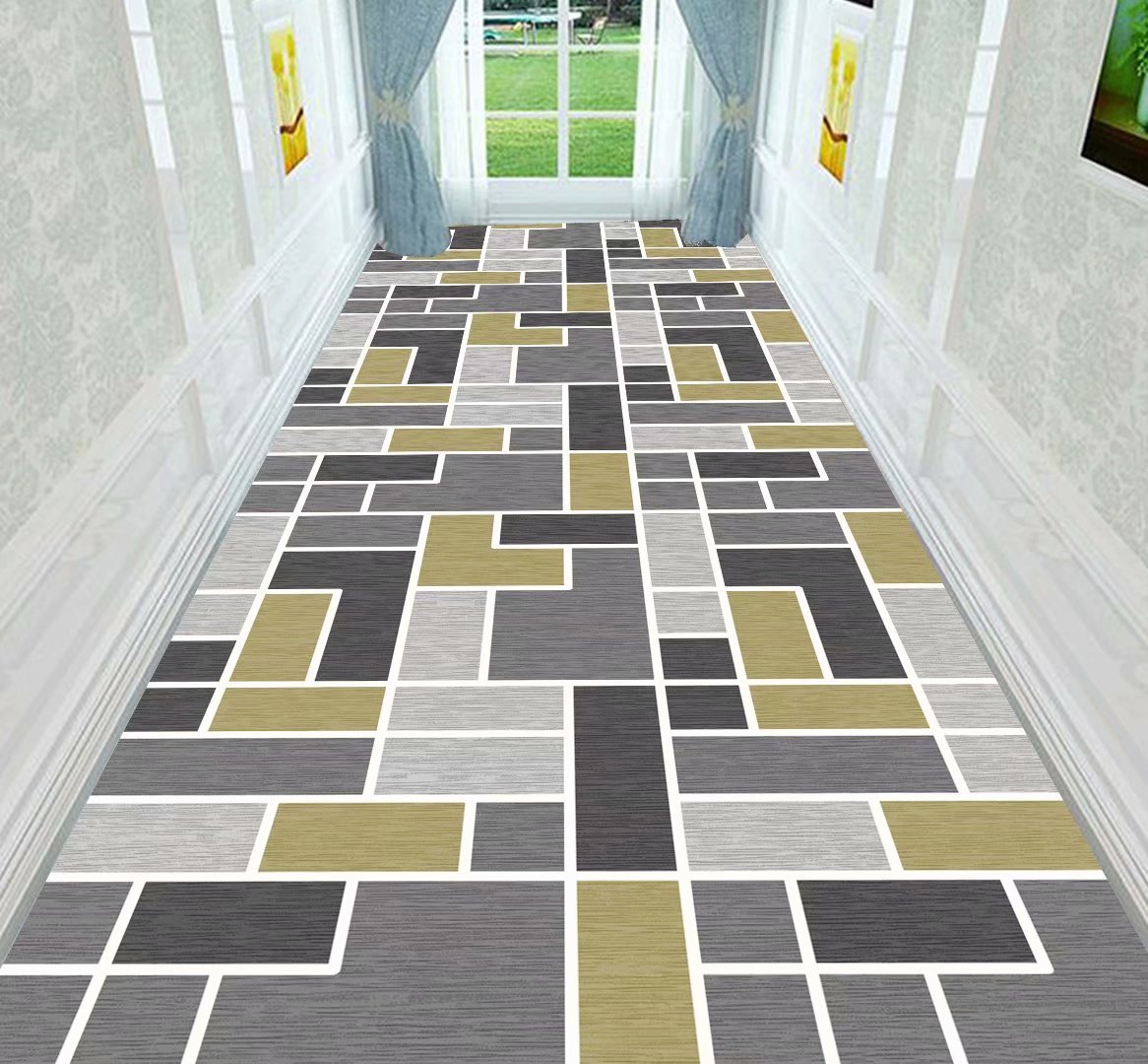 印花地毯卷材,可裁剪地毯