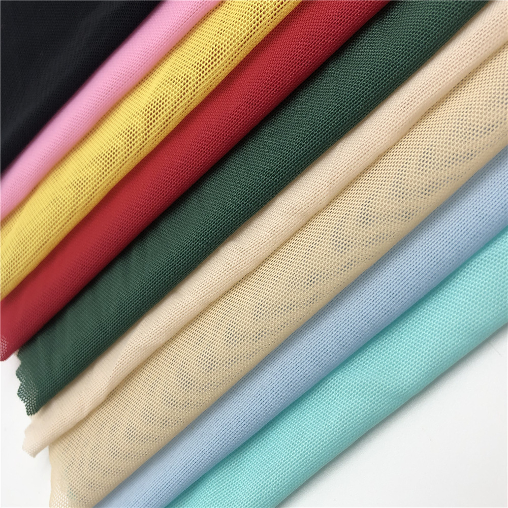 销售方格网布 大弹力 贴身 网袜打底衫网