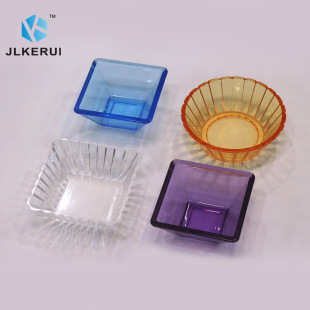 Acrylic snack plate bar snack plate nightclub KTV snacks dried fruit plate plastic snack plate bar accessories