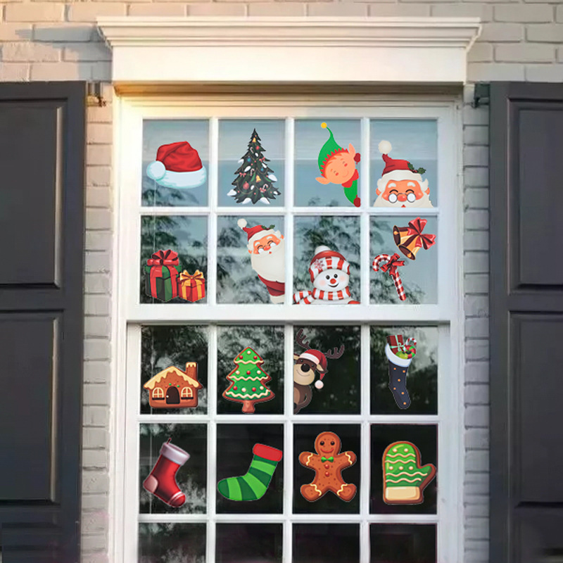 厂家静电膜玻璃贴纸 无胶印刷窗户贴花 卡套装饰贴定制logo