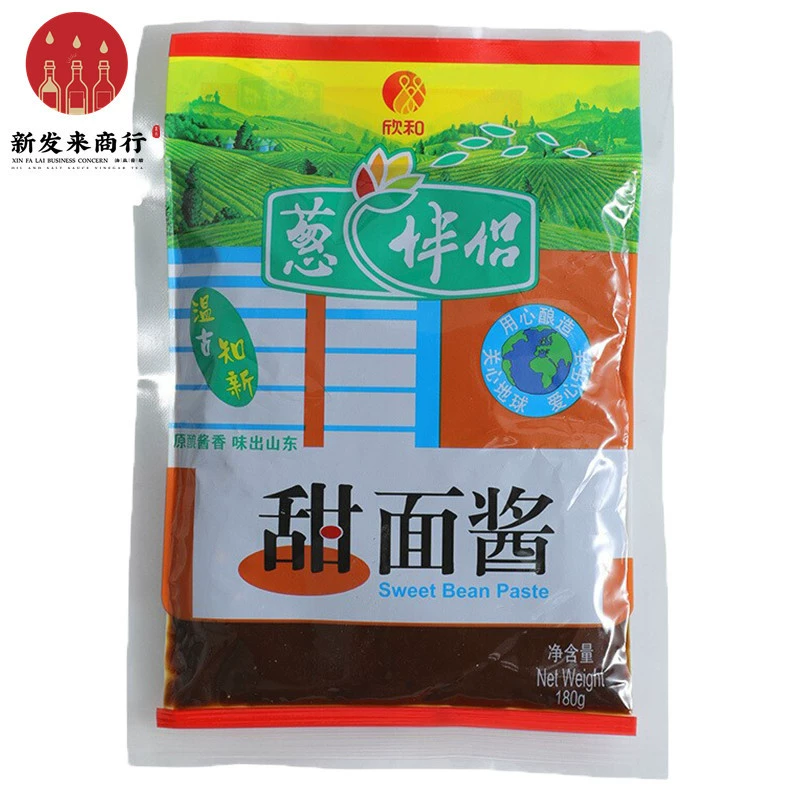 [180 г * 50 пакетов] Xinhe Scallion Companion, июнь, сладкий соус с лапшой