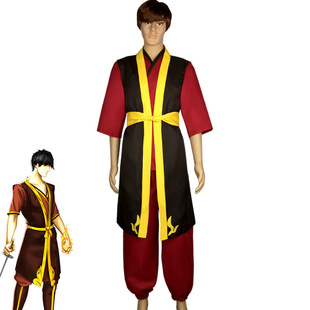 降世神通 最后的气宗cosplay烈火国祖寇王子PrinceZuko 祖克cos服-阿里巴巴