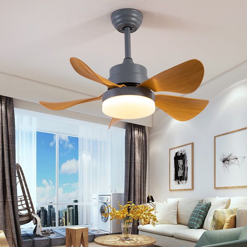 Children's Room Ceiling fan lamp originality Fan a chandelier Restaurant a living room Macaroon Boys and girls Bedroom fan lights