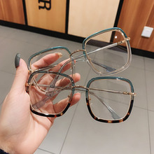 韓版方形眼鏡框女近視可配度數防輻射大框素顏圓臉顯瘦時尚眼睛架