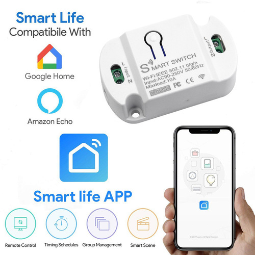 wifi smart switch mobile phone wireless remote control timing switch wifi modified parts tuya smart life