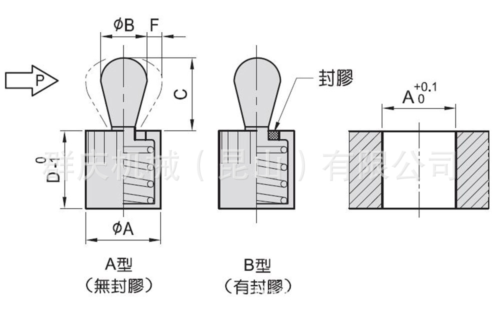 PT55 侧向式定位柱 (钢材梢)台湾昱暐(昱伟、昱韦)LEAVE 治具-阿里巴巴