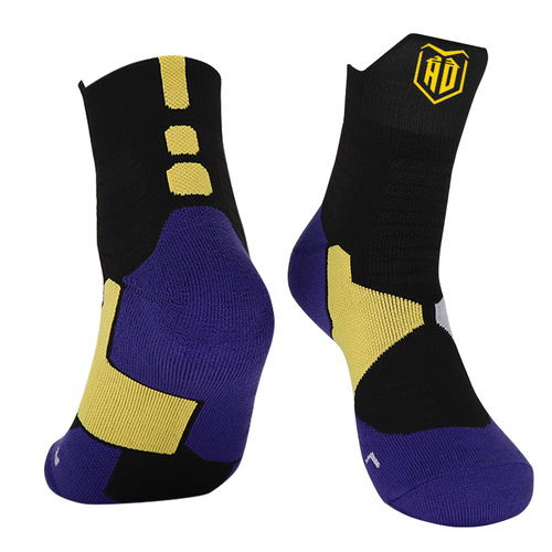23 New Men's Terry Basketball Socks Professional Training Sweat-Absorbent Towel Ball Star Label Elite Sports Socks Stall
